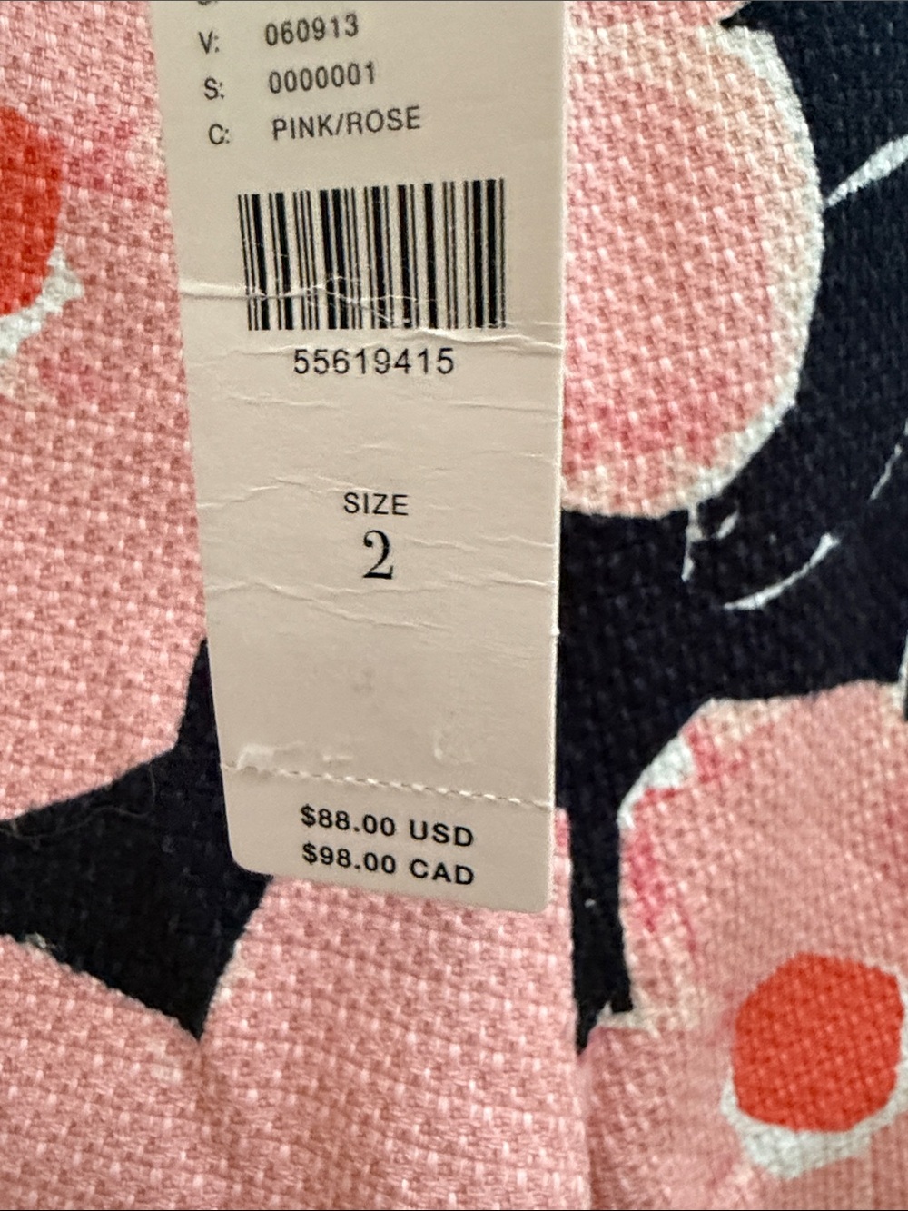 Anthropologie Pink Floral Print Shorts - Picture 3 of 6